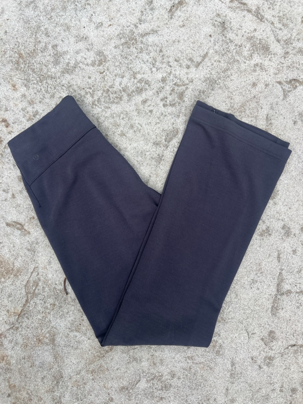 Lululemon Brushed Softstreme Ribbed Zip Flared Pants